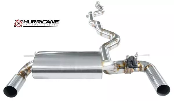 Hurricane Exhaust 3.5" ECE Klappenanlage für BMW M235i F23 Cabrio 326PS